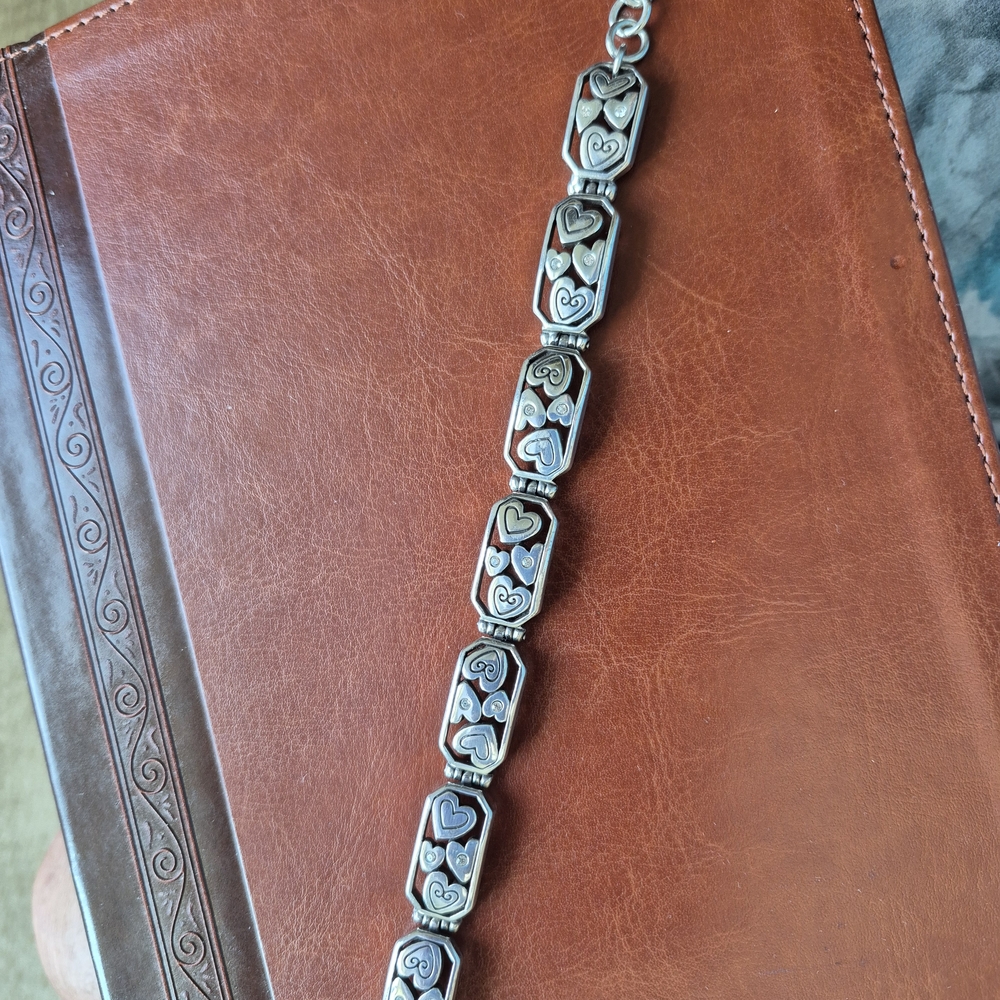 Brighton Silver Heart Bracelet